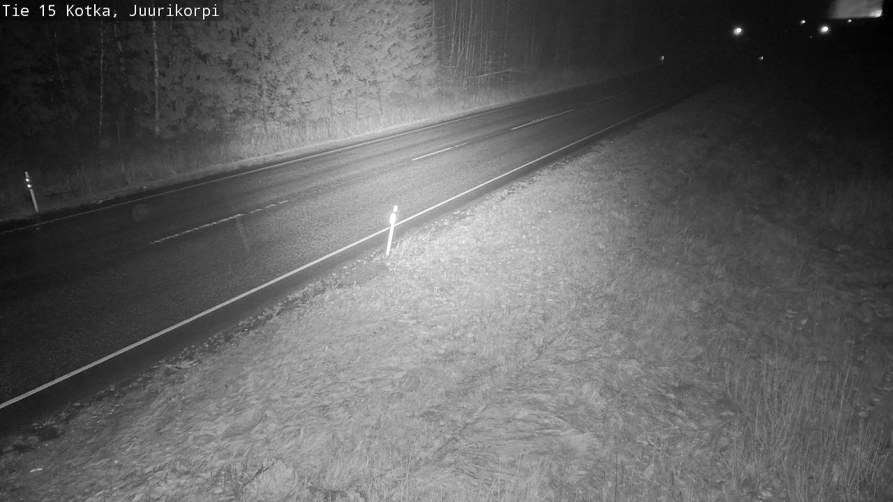 Weather Camera Image Road 15 Kotka, Juurikorpi, Kotka, Kymenlaakso