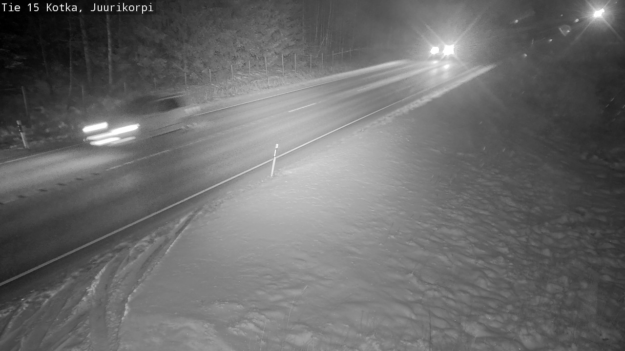 Weather Camera Image Väg 15 Kotka, Juurikorpi, Kotka, Kymenlaakso
