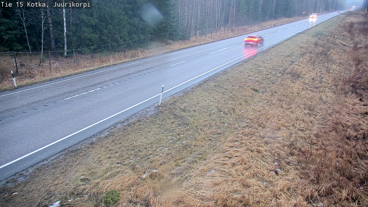 Weather Camera Image Road 15 Kotka, Juurikorpi, Kotka, Kymenlaakso