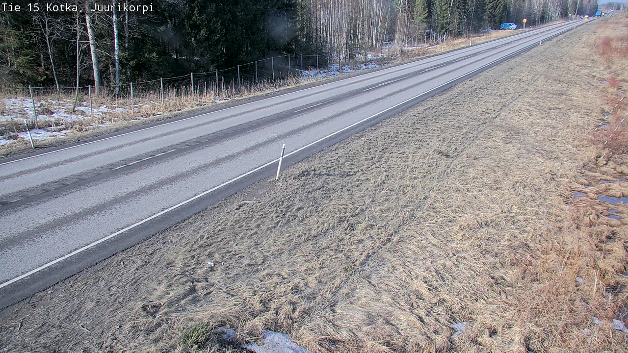 Weather Camera Image Väg 15 Kotka, Juurikorpi, Kotka, Kymenlaakso