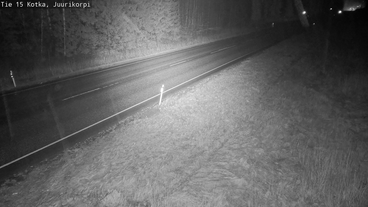 Weather Camera Image Road 15 Kotka, Juurikorpi, Kotka, Kymenlaakso