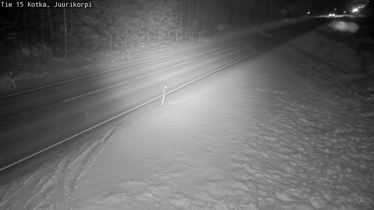 Weather Camera Image Väg 15 Kotka, Juurikorpi, Kotka, Kymenlaakso