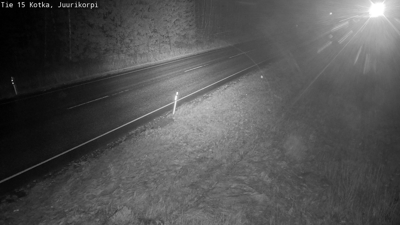 Weather Camera Image Road 15 Kotka, Juurikorpi, Kotka, Kymenlaakso