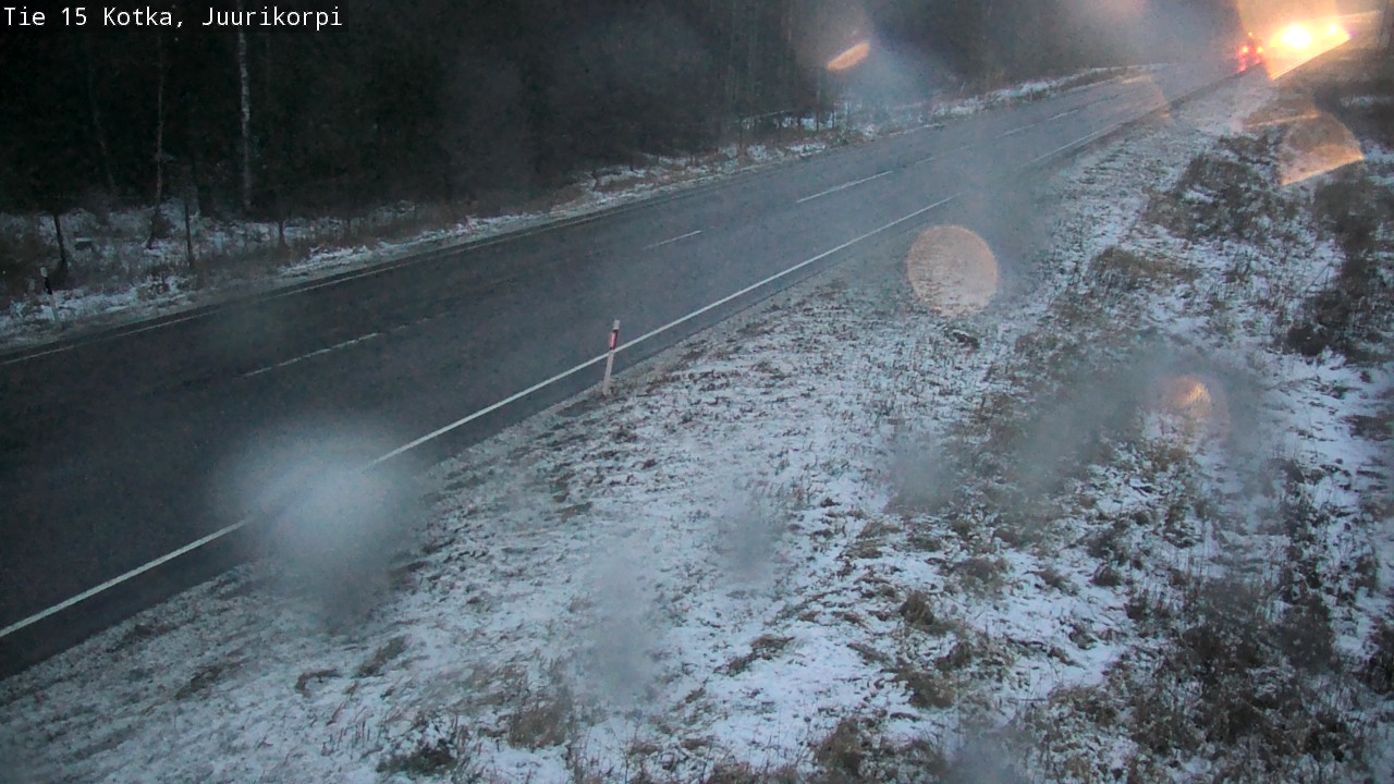 Weather Camera Image Road 15 Kotka, Juurikorpi, Kotka, Kymenlaakso