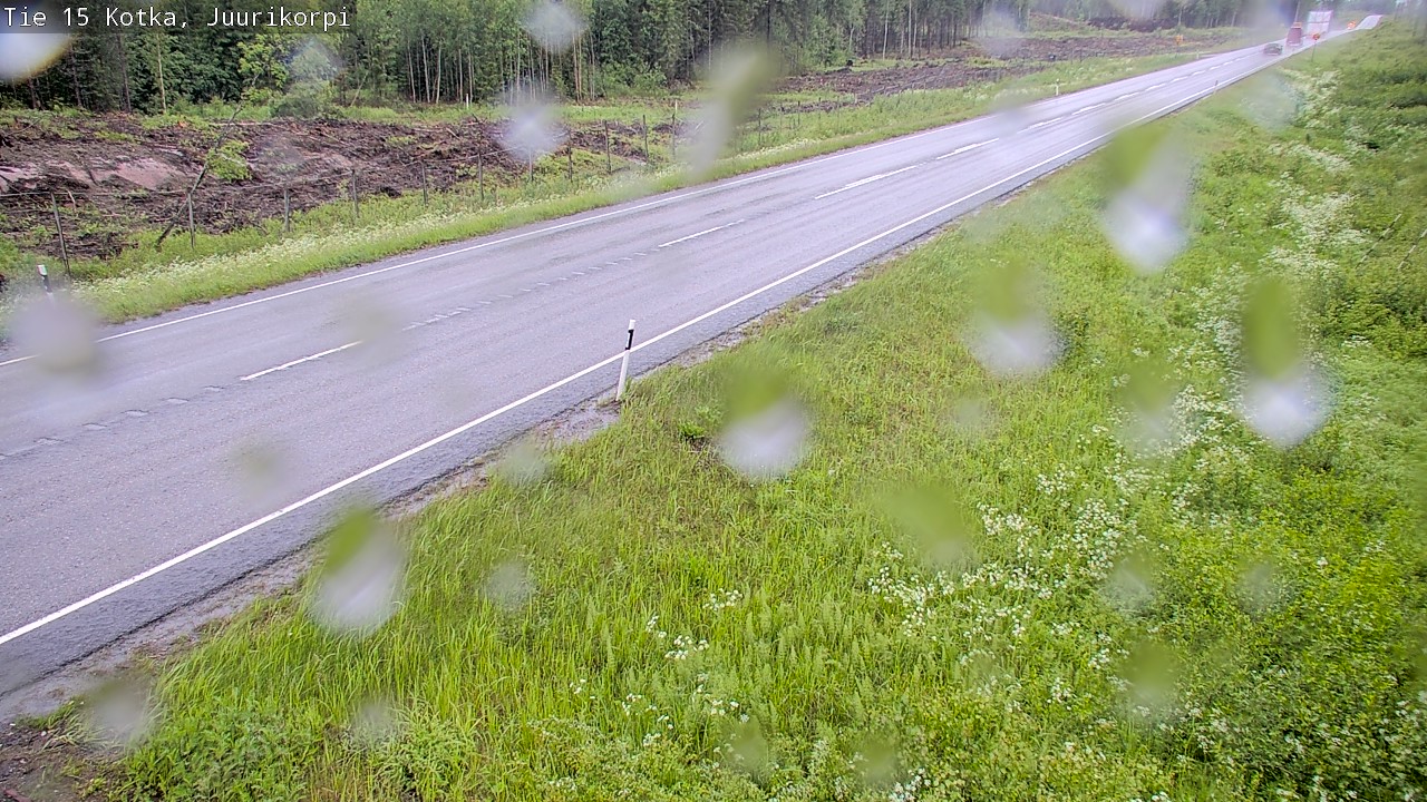 Weather Camera Image Road 15 Kotka, Juurikorpi, Kotka, Kymenlaakso