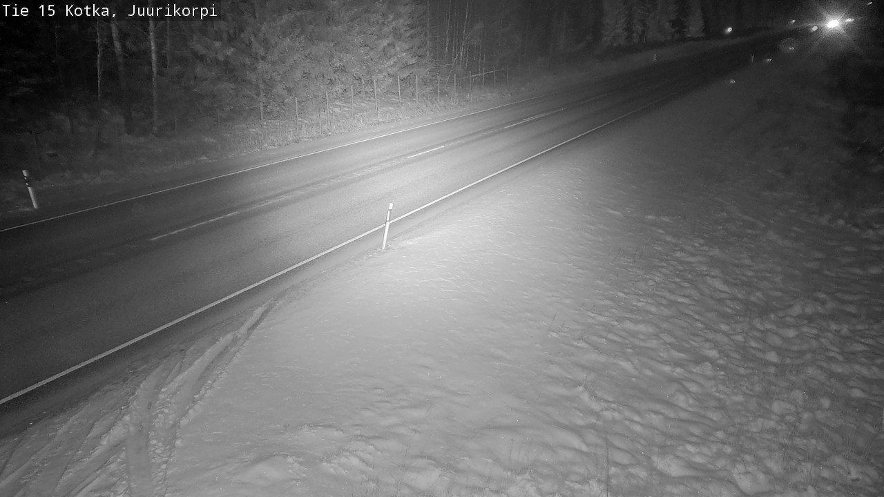 Weather Camera Image Road 15 Kotka, Juurikorpi, Kotka, Kymenlaakso