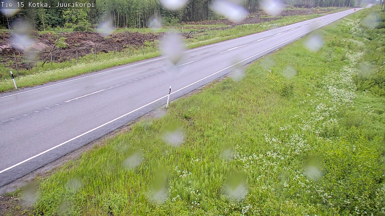 Weather Camera Image Road 15 Kotka, Juurikorpi, Kotka, Kymenlaakso
