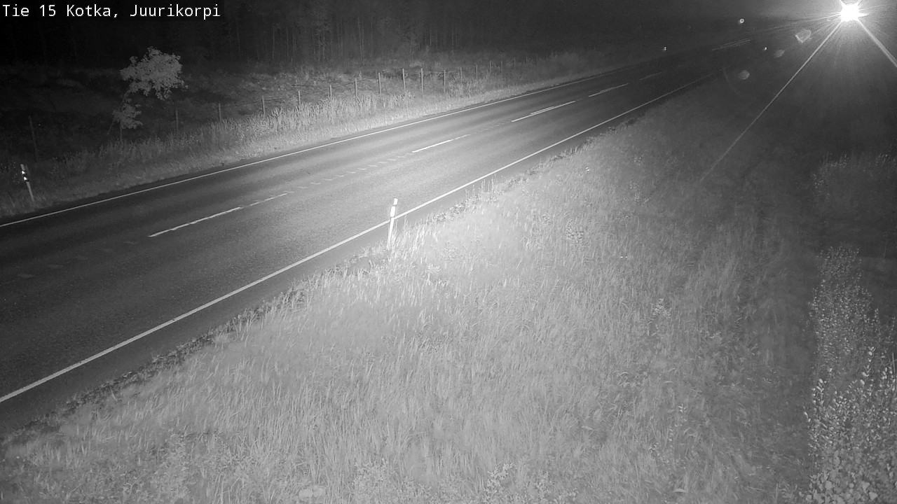 Weather Camera Image Väg 15 Kotka, Juurikorpi, Kotka, Kymenlaakso