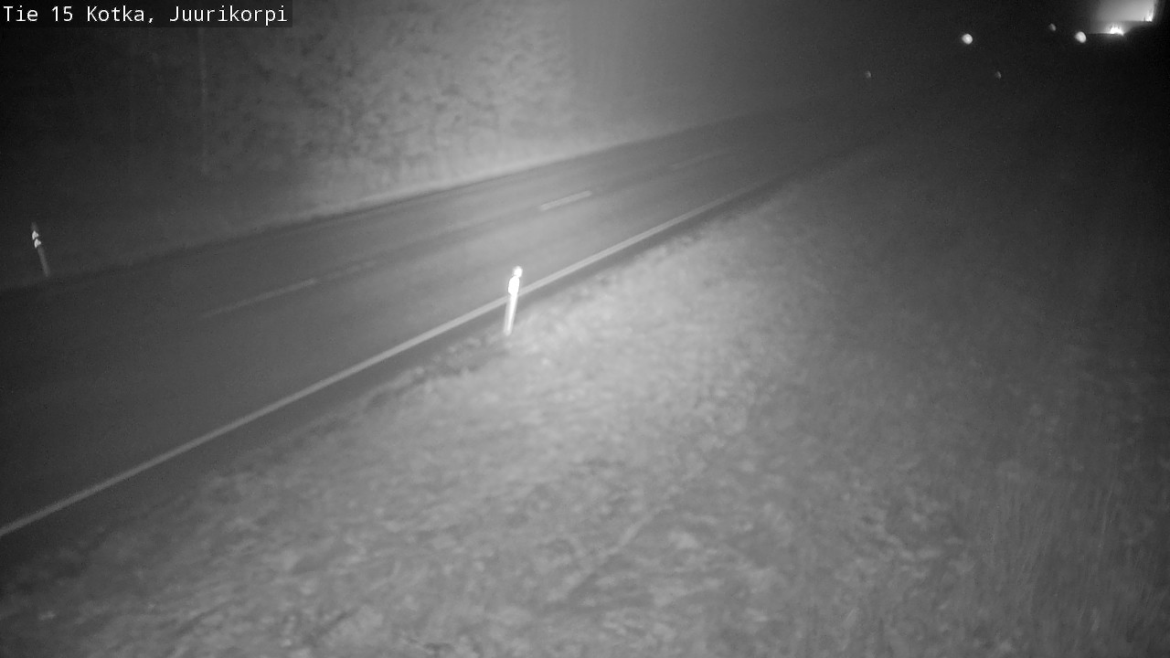 Weather Camera Image Road 15 Kotka, Juurikorpi, Kotka, Kymenlaakso