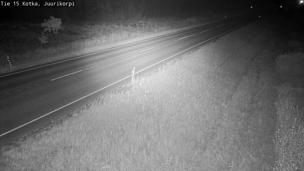 Weather Camera Image Väg 15 Kotka, Juurikorpi, Kotka, Kymenlaakso
