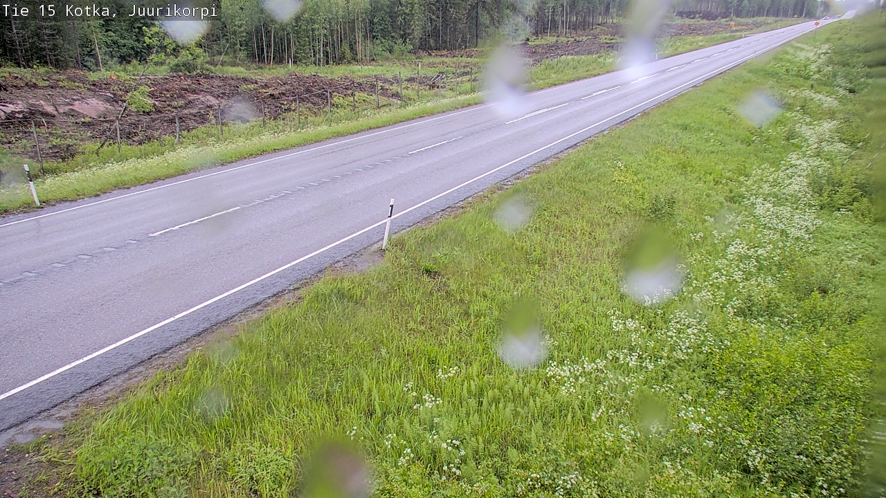 Weather Camera Image Väg 15 Kotka, Juurikorpi, Kotka, Kymenlaakso