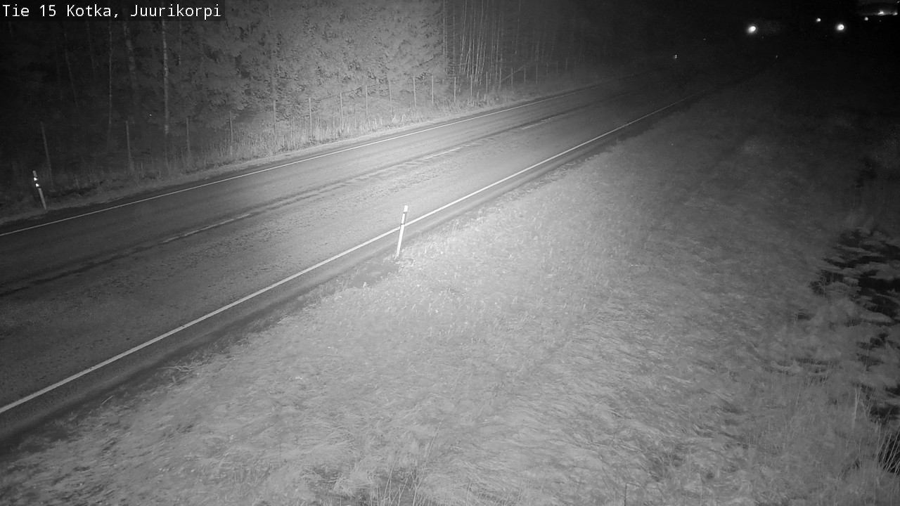 Weather Camera Image Road 15 Kotka, Juurikorpi, Kotka, Kymenlaakso