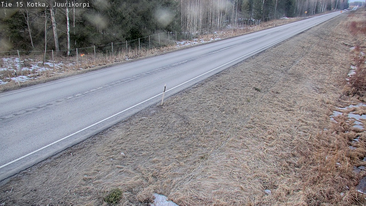 Weather Camera Image Road 15 Kotka, Juurikorpi, Kotka, Kymenlaakso