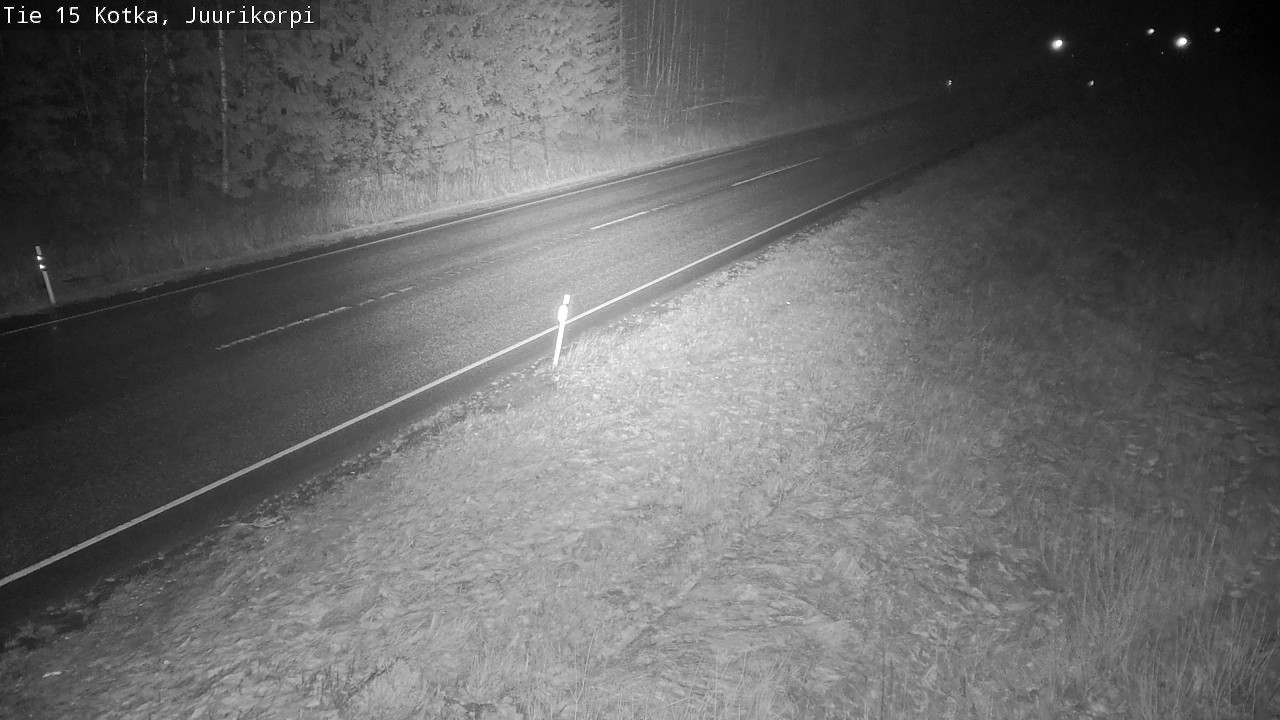 Weather Camera Image Road 15 Kotka, Juurikorpi, Kotka, Kymenlaakso