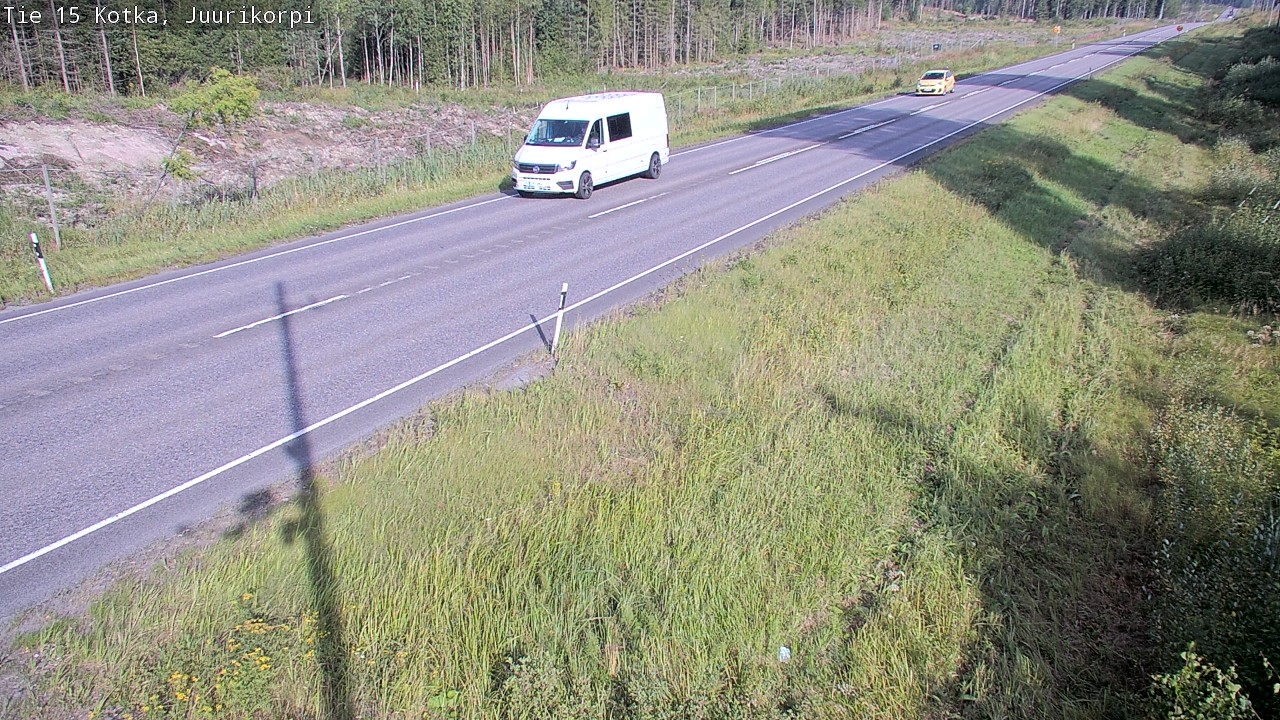 Weather Camera Image Road 15 Kotka, Juurikorpi, Kotka, Kymenlaakso
