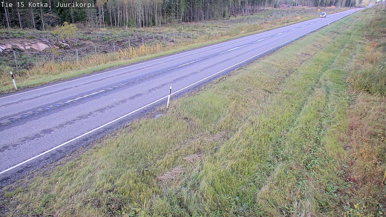 Weather Camera Image Road 15 Kotka, Juurikorpi, Kotka, Kymenlaakso