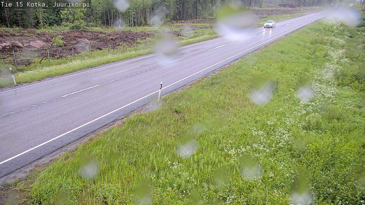 Weather Camera Image Road 15 Kotka, Juurikorpi, Kotka, Kymenlaakso