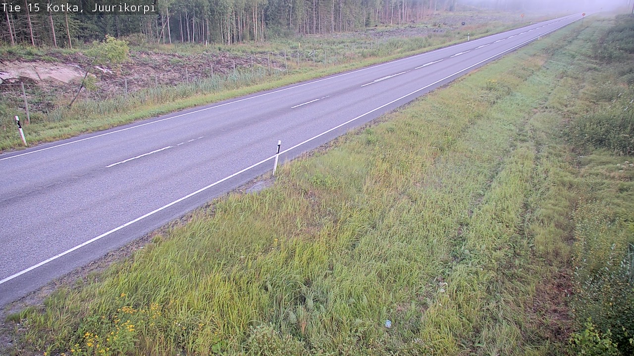 Weather Camera Image Road 15 Kotka, Juurikorpi, Kotka, Kymenlaakso