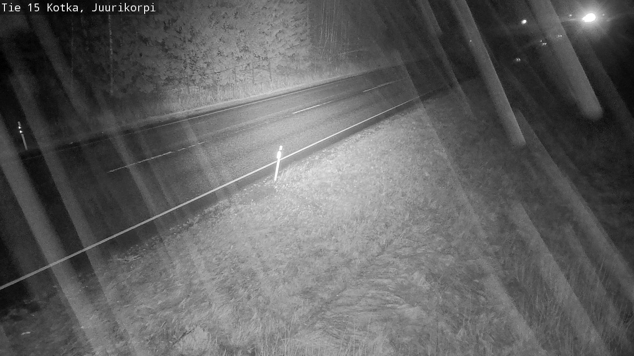Weather Camera Image Road 15 Kotka, Juurikorpi, Kotka, Kymenlaakso