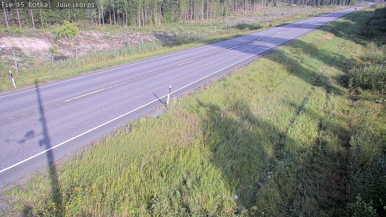 Weather Camera Image Road 15 Kotka, Juurikorpi, Kotka, Kymenlaakso