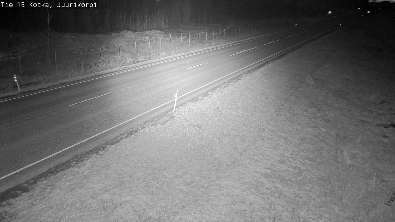 Weather Camera Image Väg 15 Kotka, Juurikorpi, Kotka, Kymenlaakso