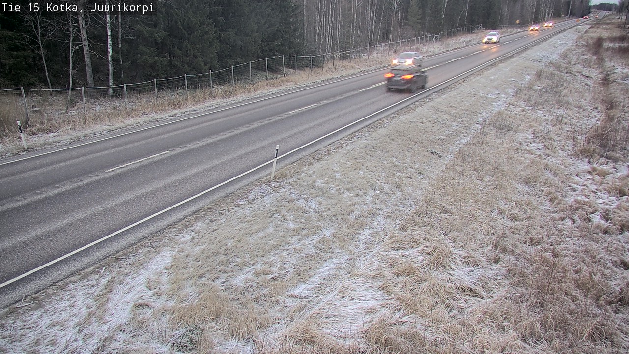 Kelikamerat Kuva Tie 15 Kotka, Juurikorpi, Kotka, Kymenlaakso