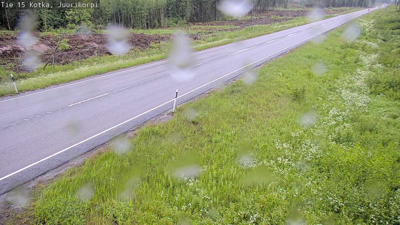 Weather Camera Image Road 15 Kotka, Juurikorpi, Kotka, Kymenlaakso