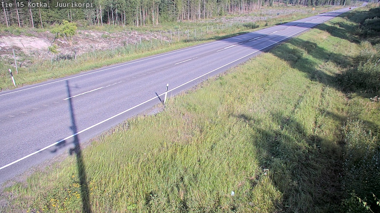 Weather Camera Image Road 15 Kotka, Juurikorpi, Kotka, Kymenlaakso