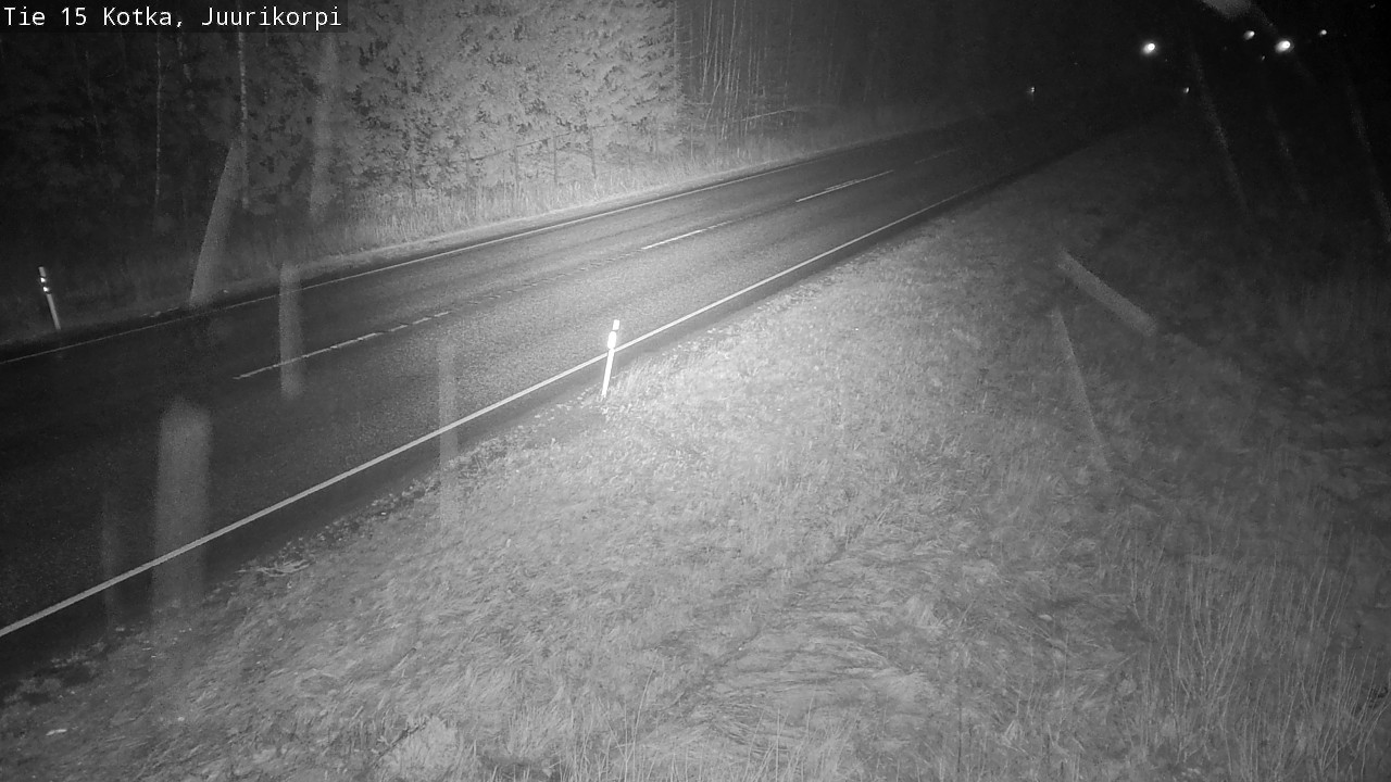Weather Camera Image Road 15 Kotka, Juurikorpi, Kotka, Kymenlaakso