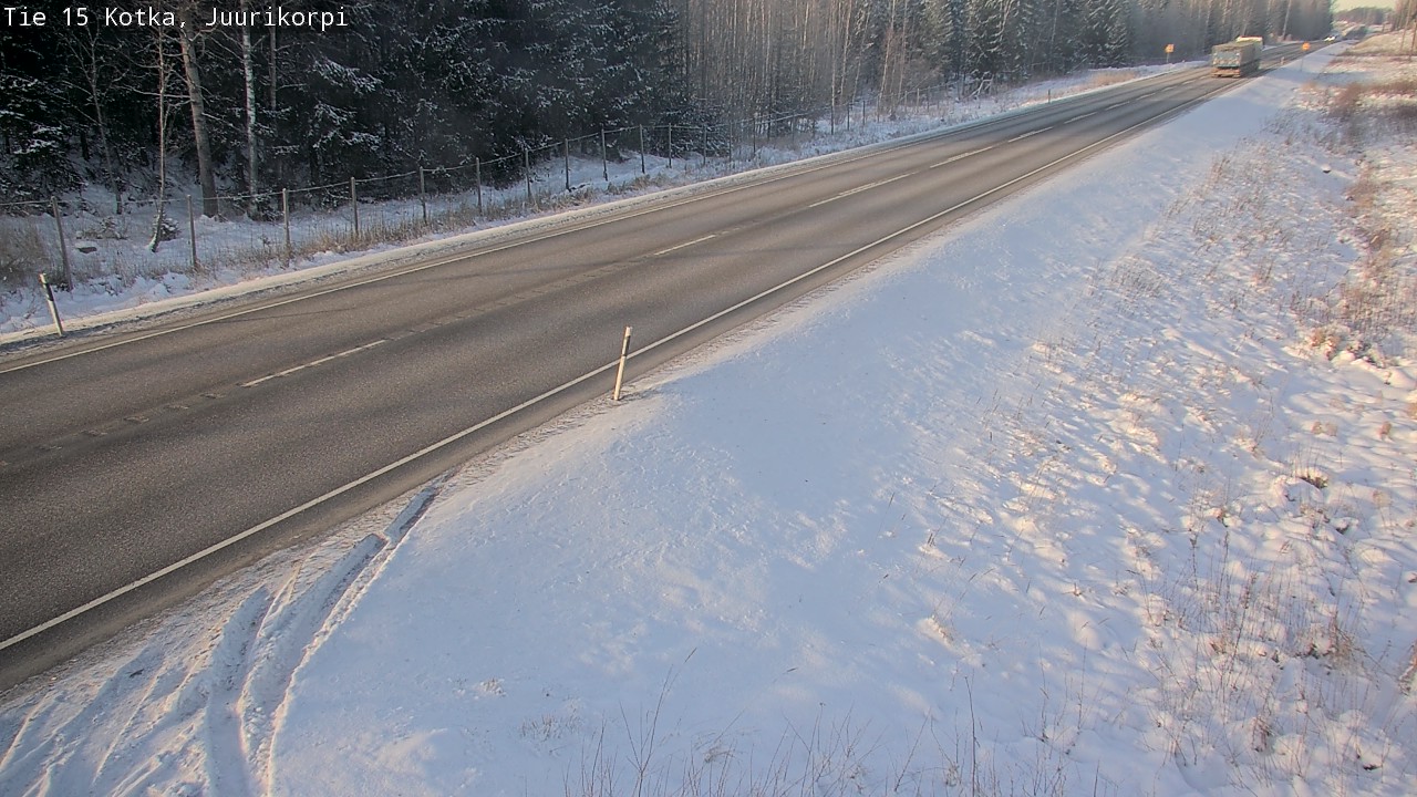 Weather Camera Image Väg 15 Kotka, Juurikorpi, Kotka, Kymenlaakso