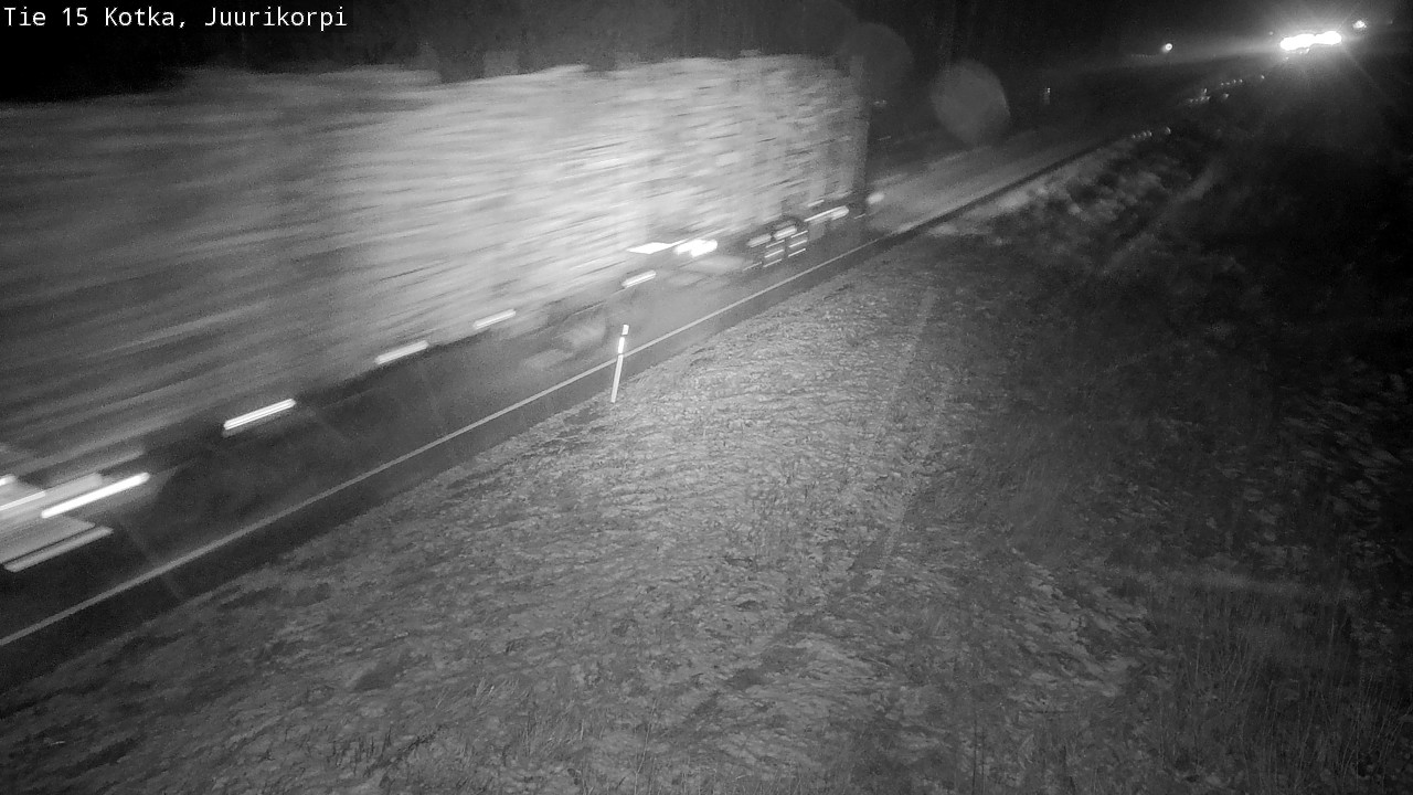 Weather Camera Image Road 15 Kotka, Juurikorpi, Kotka, Kymenlaakso