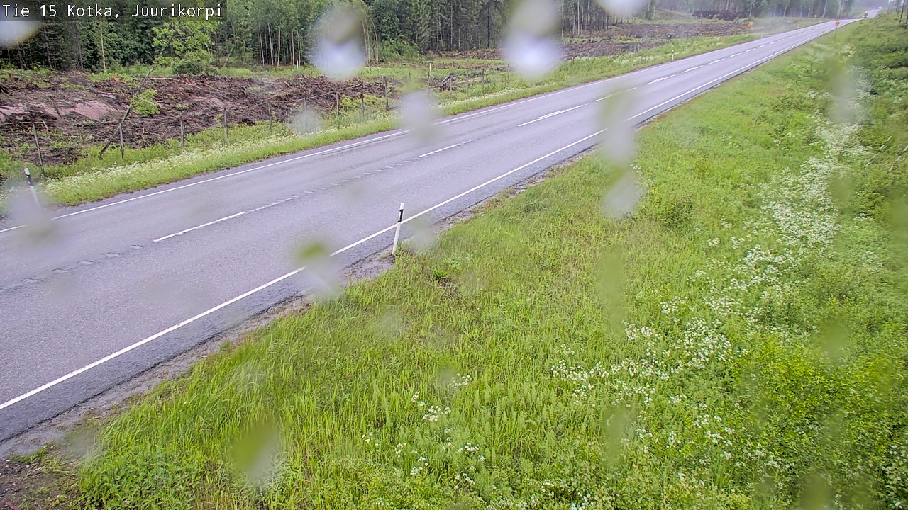 Weather Camera Image Road 15 Kotka, Juurikorpi, Kotka, Kymenlaakso