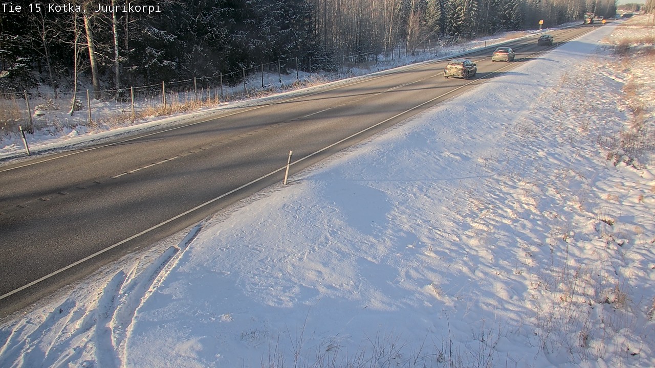 Kelikamerat Kuva Tie 15 Kotka, Juurikorpi, Kotka, Kymenlaakso
