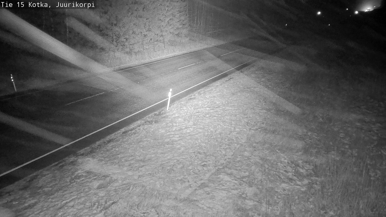 Weather Camera Image Road 15 Kotka, Juurikorpi, Kotka, Kymenlaakso