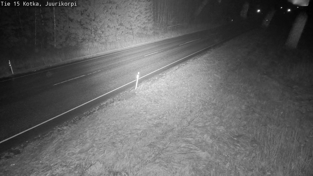 Weather Camera Image Road 15 Kotka, Juurikorpi, Kotka, Kymenlaakso