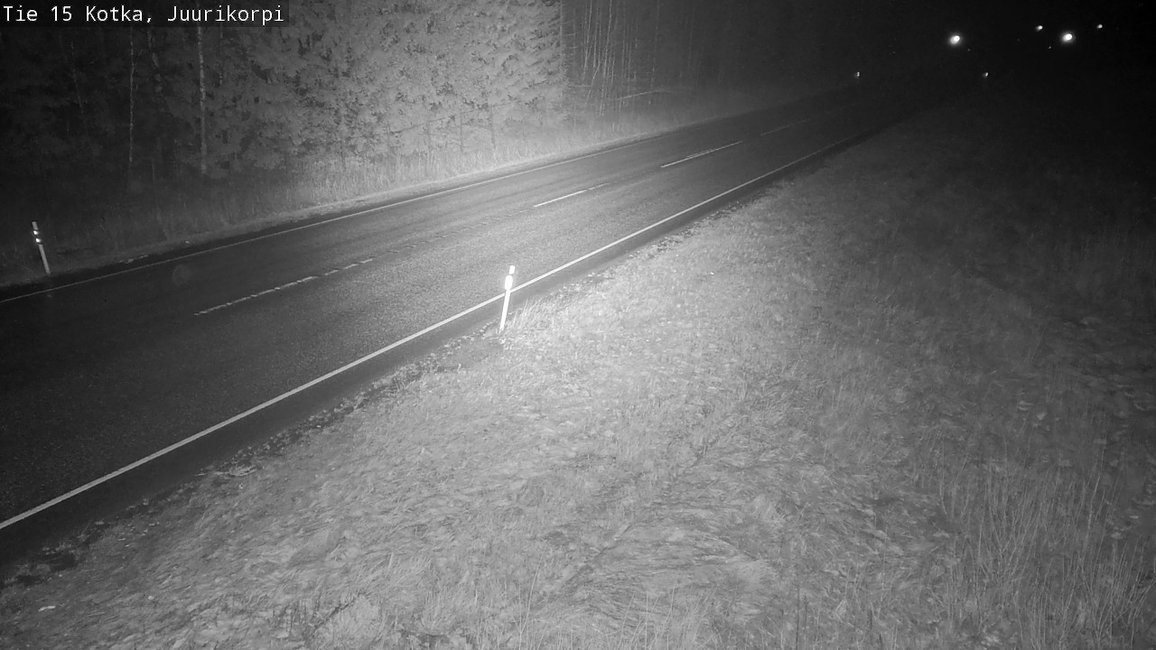 Weather Camera Image Road 15 Kotka, Juurikorpi, Kotka, Kymenlaakso