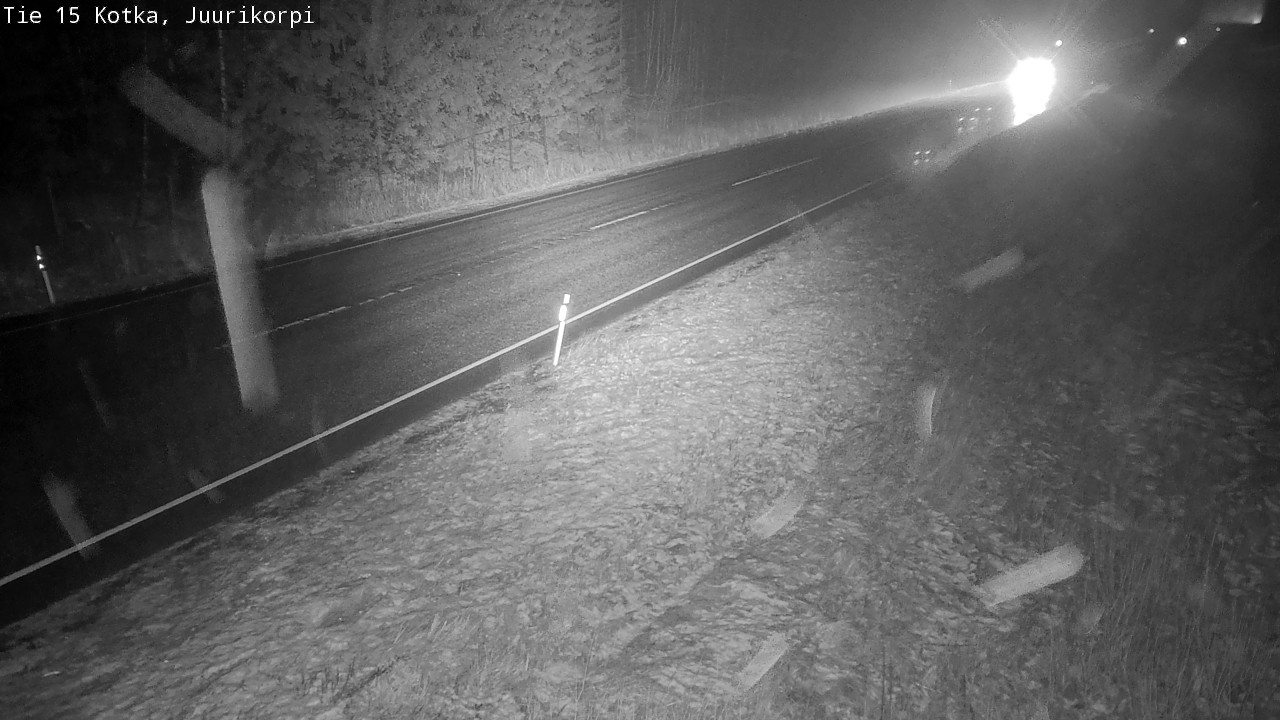 Weather Camera Image Road 15 Kotka, Juurikorpi, Kotka, Kymenlaakso