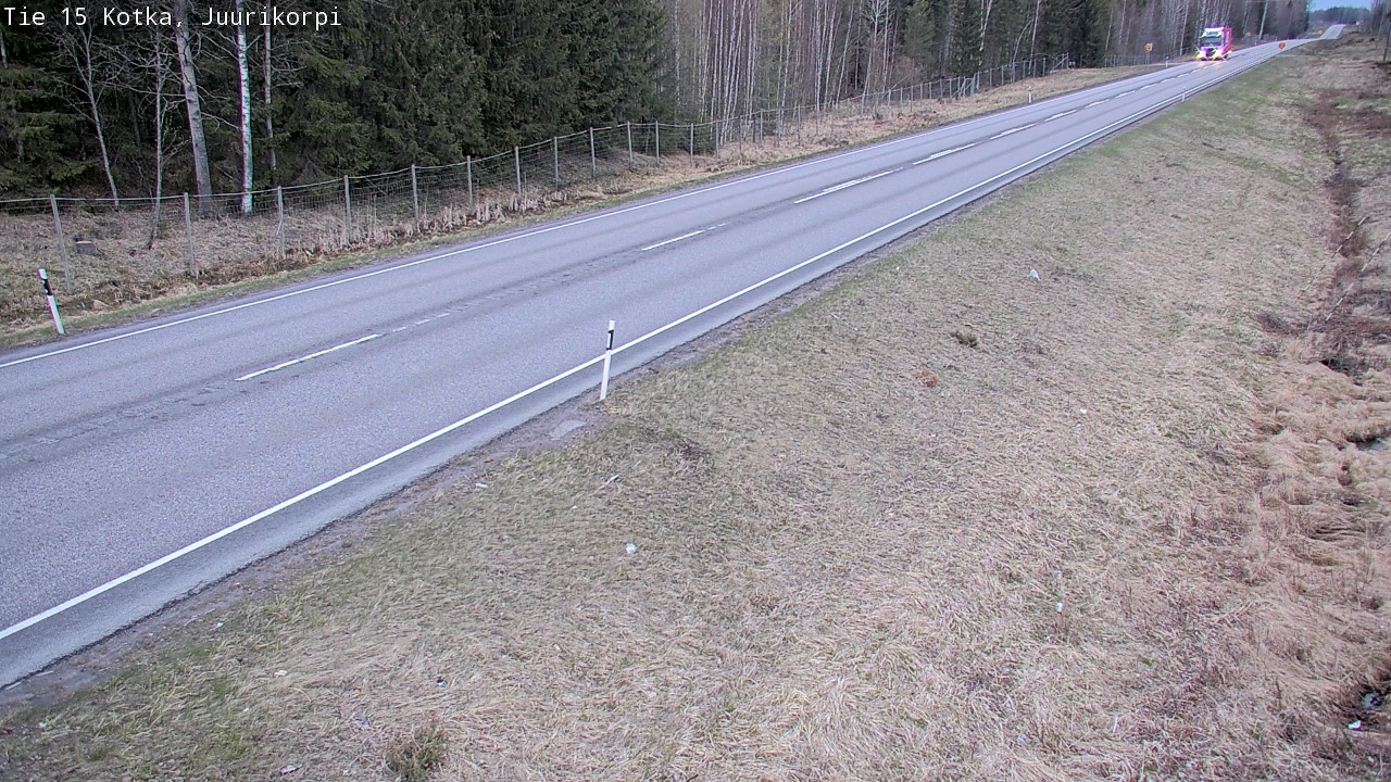 Weather Camera Image Road 15 Kotka, Juurikorpi, Kotka, Kymenlaakso