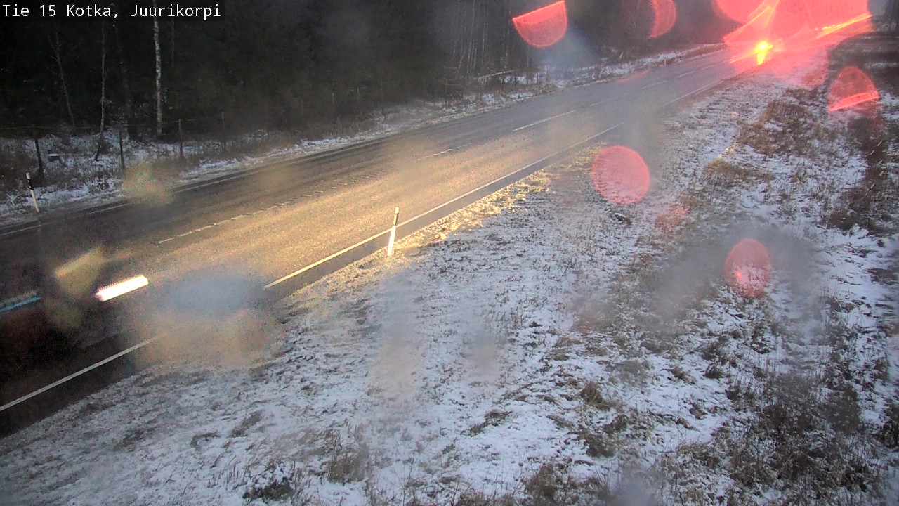 Weather Camera Image Road 15 Kotka, Juurikorpi, Kotka, Kymenlaakso