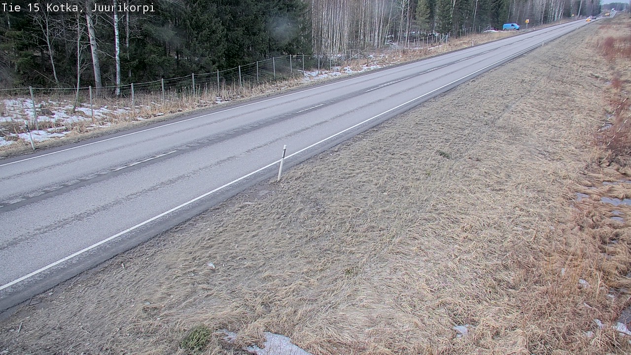 Weather Camera Image Väg 15 Kotka, Juurikorpi, Kotka, Kymenlaakso