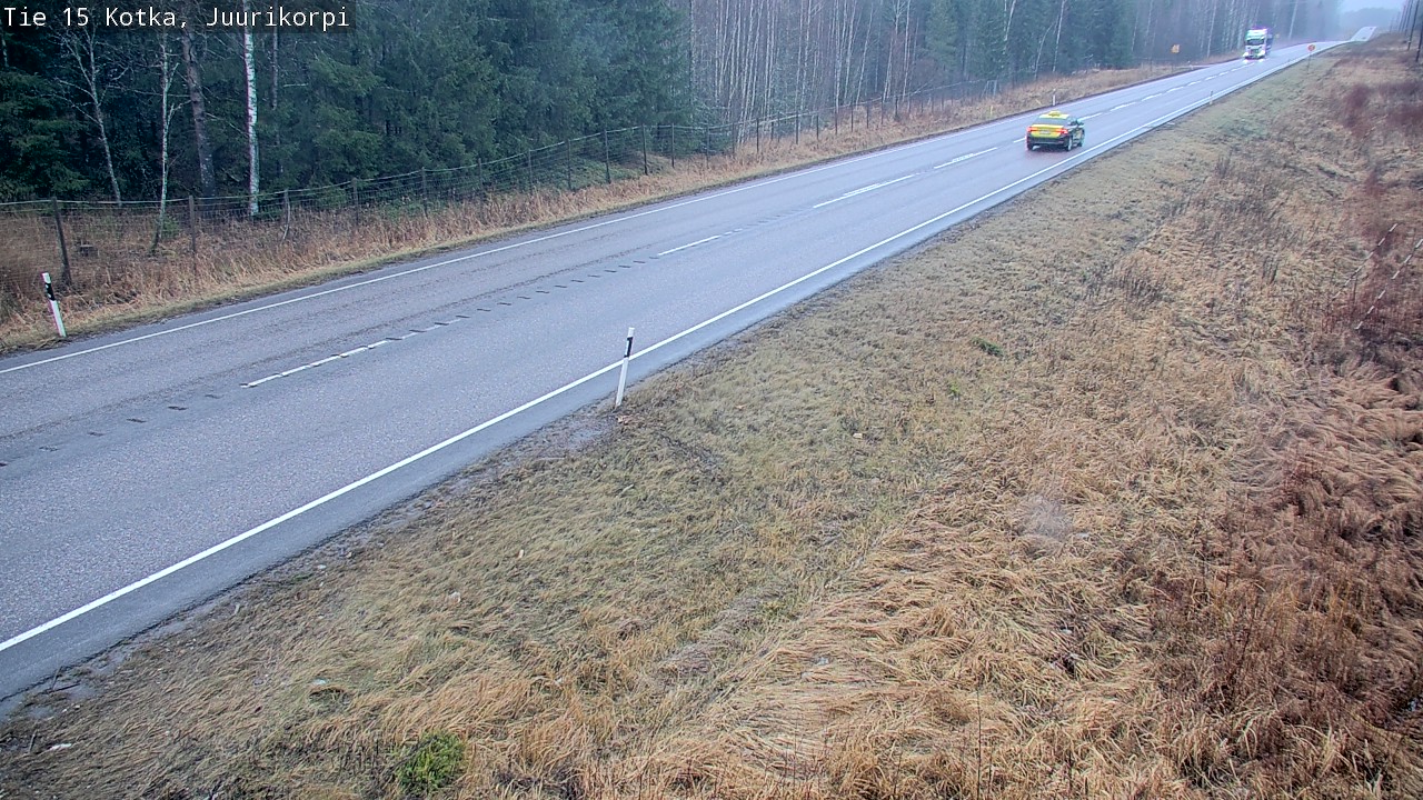 Weather Camera Image Road 15 Kotka, Juurikorpi, Kotka, Kymenlaakso