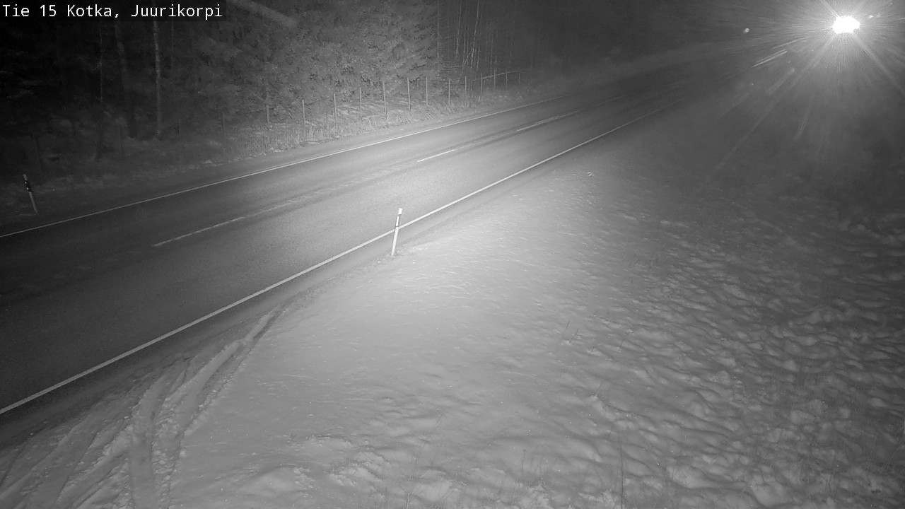 Weather Camera Image Road 15 Kotka, Juurikorpi, Kotka, Kymenlaakso