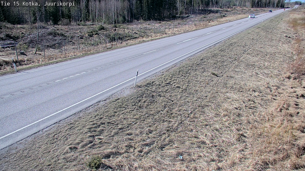 Weather Camera Image Väg 15 Kotka, Juurikorpi, Kotka, Kymenlaakso