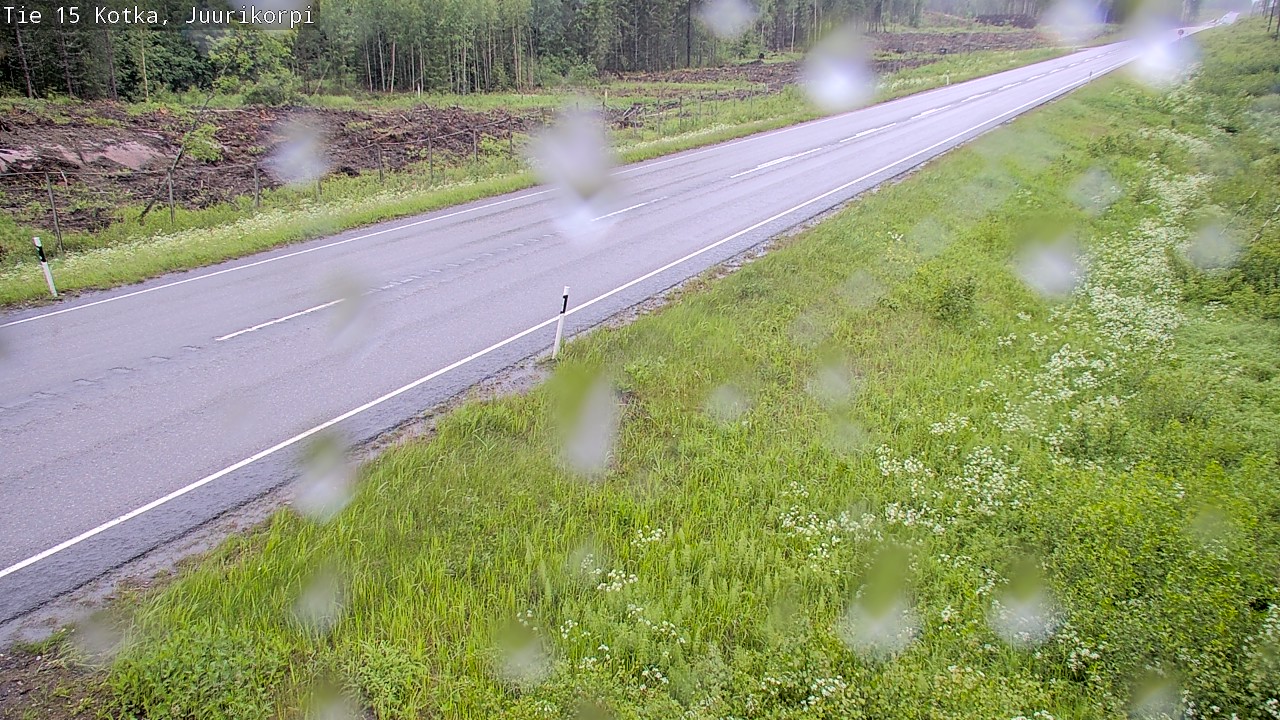 Weather Camera Image Road 15 Kotka, Juurikorpi, Kotka, Kymenlaakso