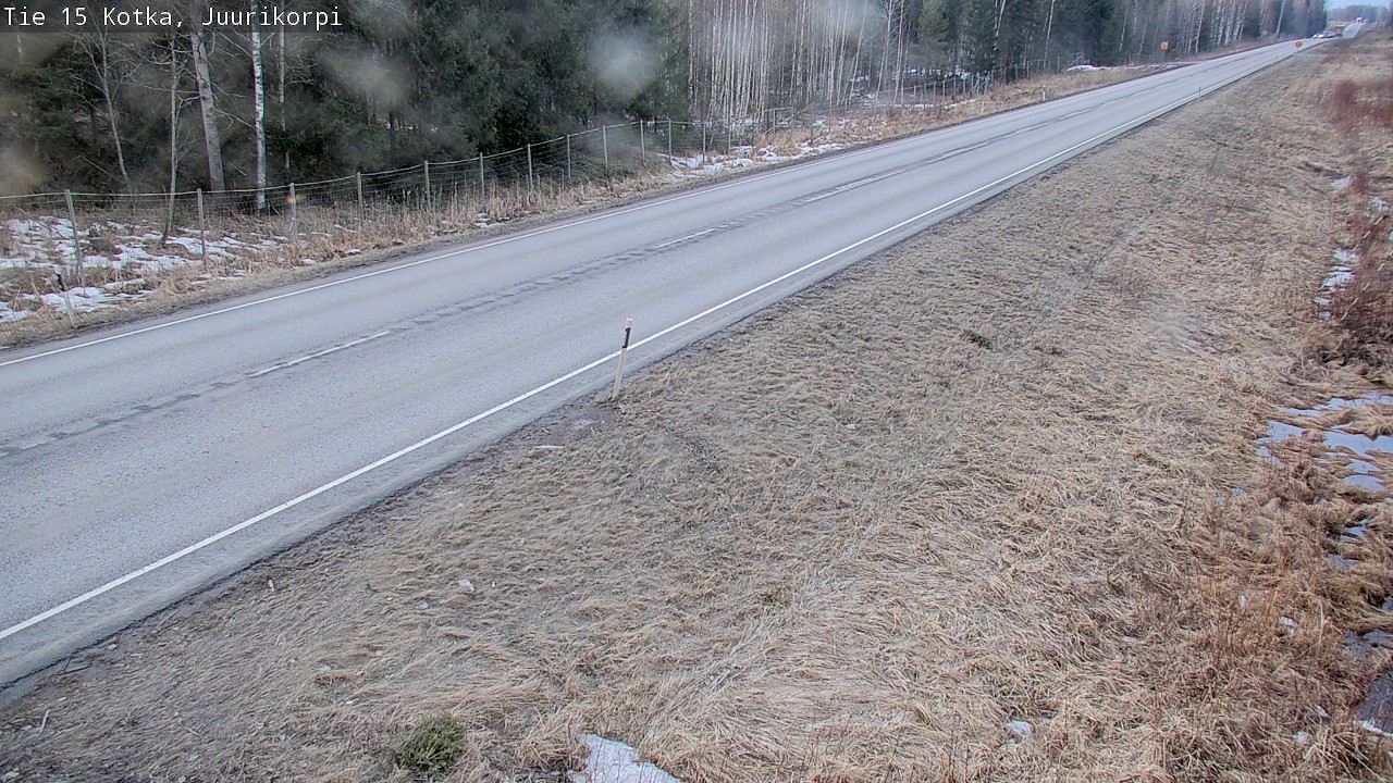 Weather Camera Image Road 15 Kotka, Juurikorpi, Kotka, Kymenlaakso