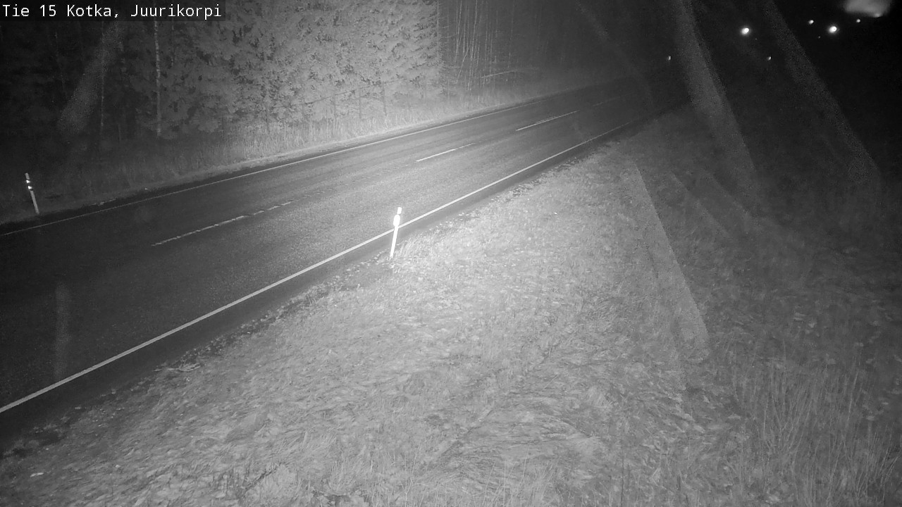 Weather Camera Image Road 15 Kotka, Juurikorpi, Kotka, Kymenlaakso