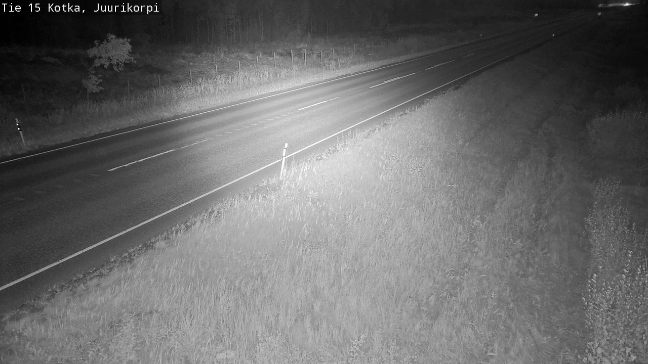 Weather Camera Image Väg 15 Kotka, Juurikorpi, Kotka, Kymenlaakso