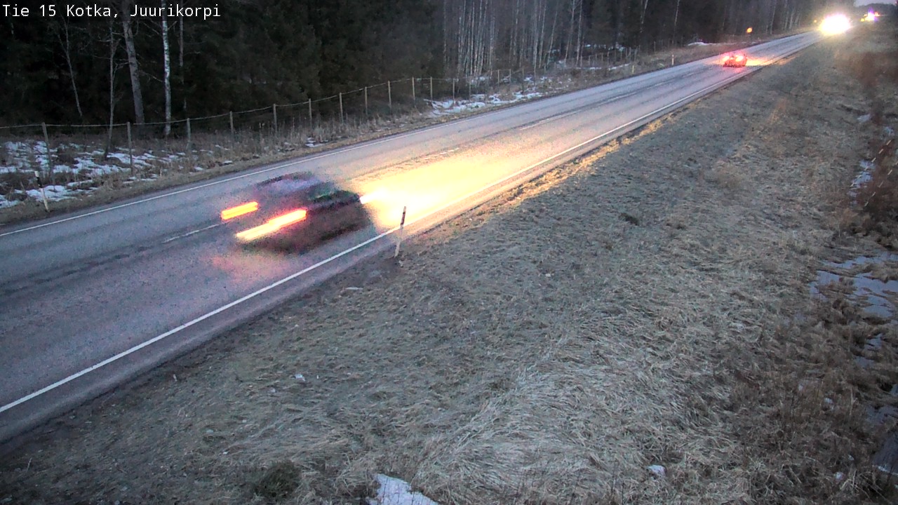 Weather Camera Image Road 15 Kotka, Juurikorpi, Kotka, Kymenlaakso