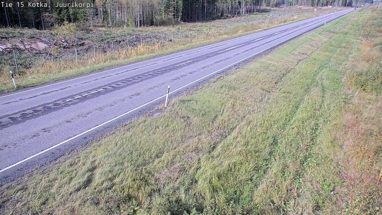 Weather Camera Image Road 15 Kotka, Juurikorpi, Kotka, Kymenlaakso