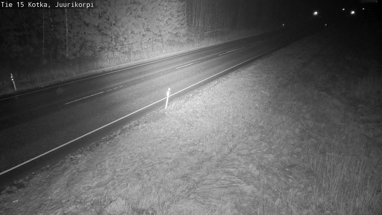 Weather Camera Image Road 15 Kotka, Juurikorpi, Kotka, Kymenlaakso